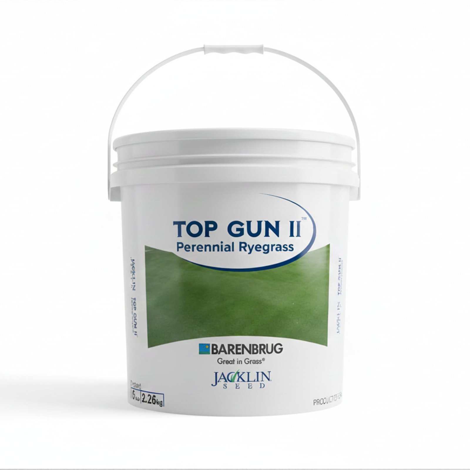 Jacklin Top Gun II Perennial Ryegrass Seeds | 5lb Bucket