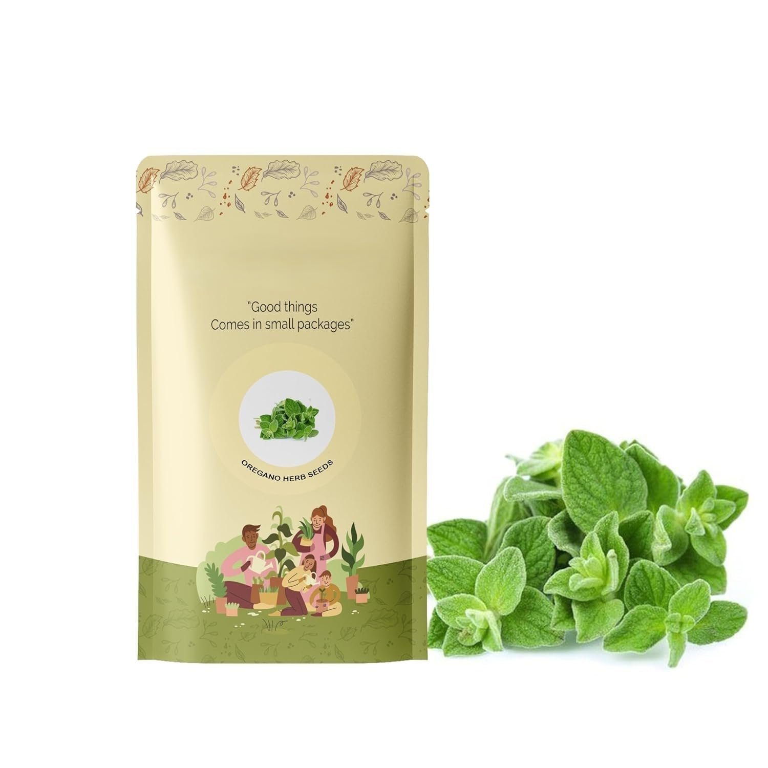 Oregano Herb Seeds, Herb Seeds for Home Gardening, Herb Planting Seeds for Kitchen, Oregano Seeds (Pack of 50g)
