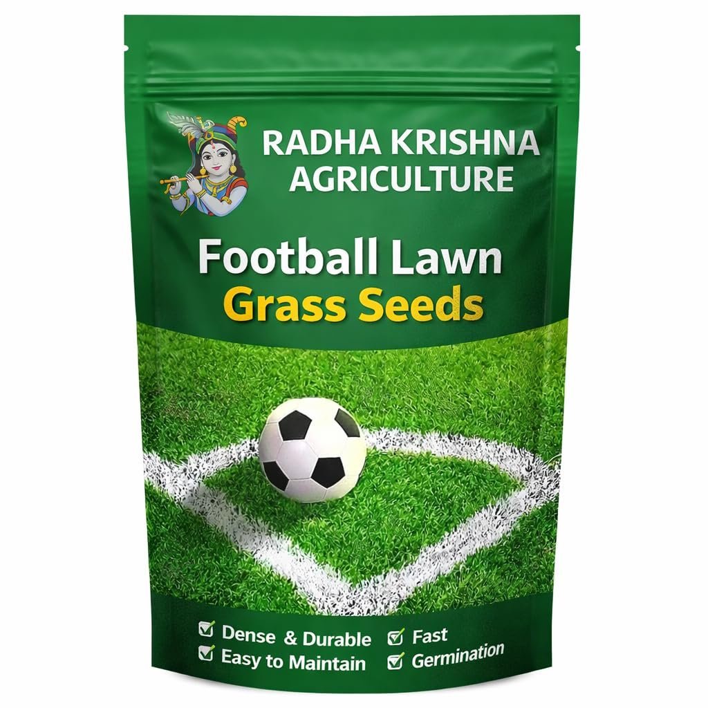 ® Imported Football Lawn Seeds for Garden, Yard, Terrace and Landscaping, Easy Grow Turf Grass seeds (Pack of 5 grams)