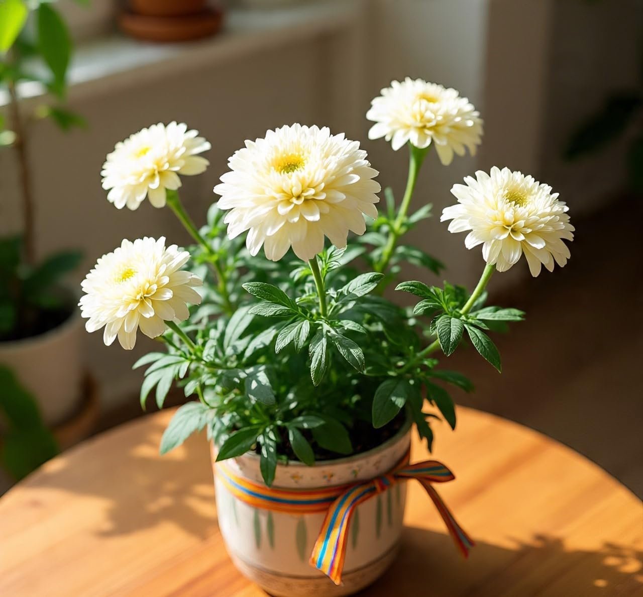 Garden® Imported American Marigold Flower Seeds for Home and Gardening Pack of 80 to 100 Seeds (WHITE)