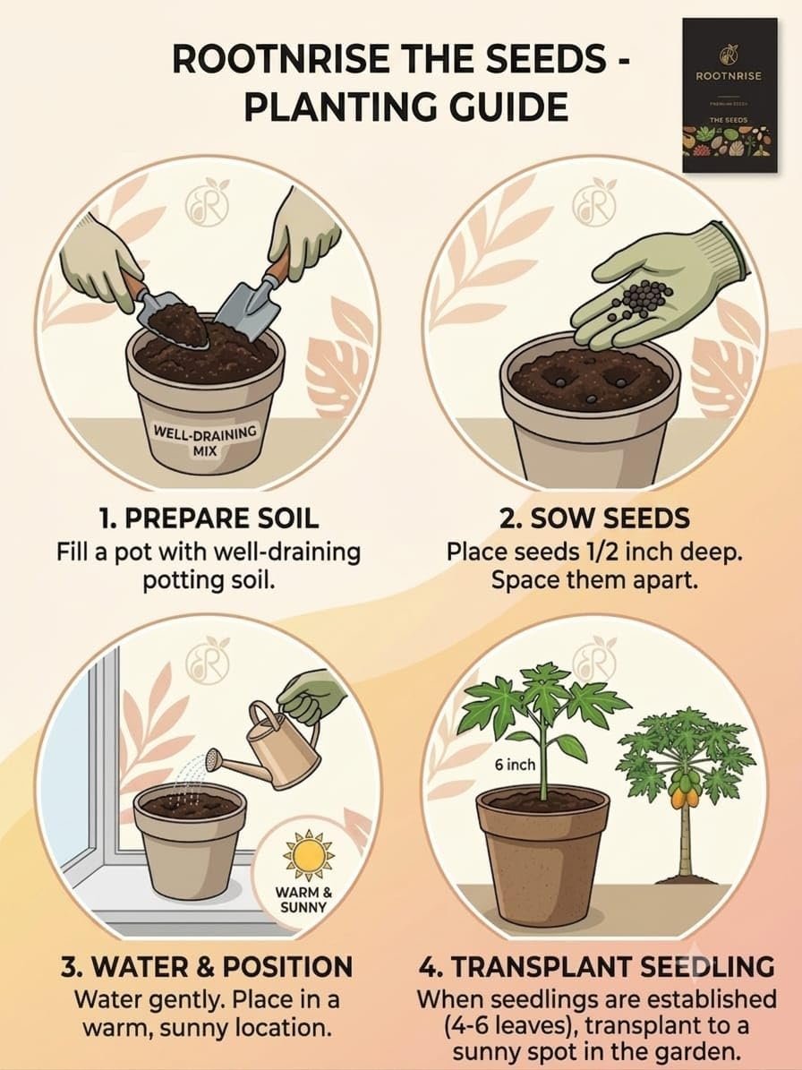 Rootnrise Seeds Easy to Grow 8 Herb Seeds Combo (600+ Seeds)| Rosemary, Mint, Lavender, Tulsi, Red Basil, Parsley, Celery, Lettuce| Kitchen & Balcony Gardening| Best Gift for Gardeners - Image 3