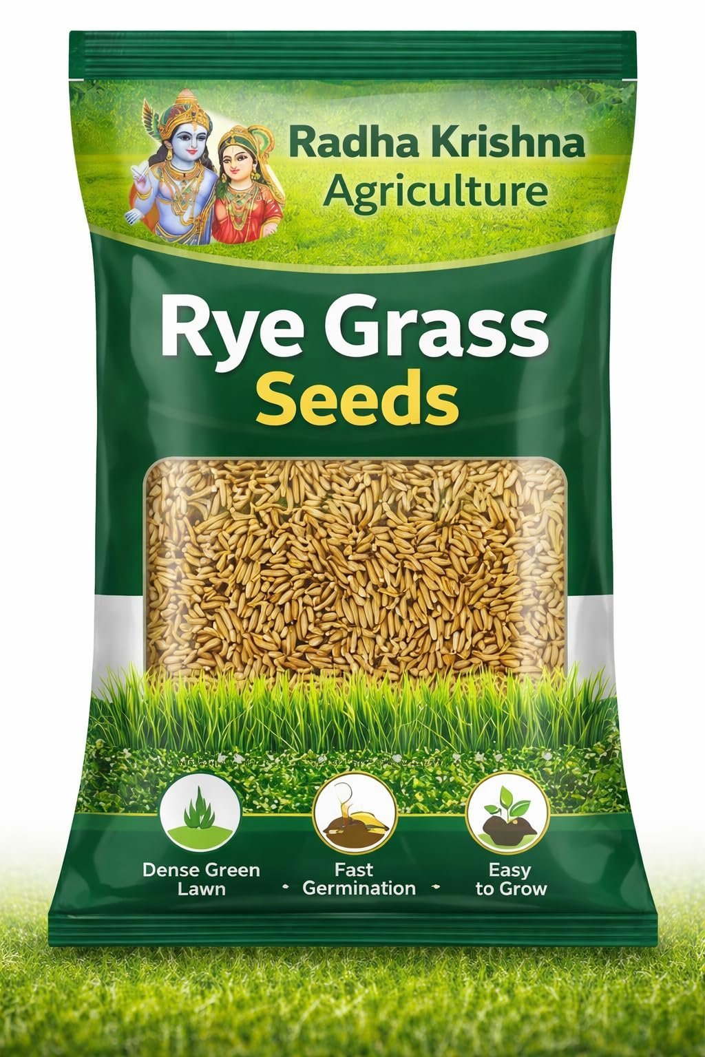 ® Rye Grass Seeds for home gardening (Pack of 100 seeds)