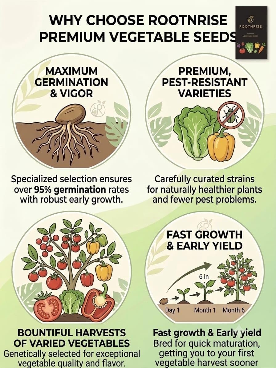 Rootnrise Seeds Easy to Grow 8 Herb Seeds Combo (600+ Seeds)| Rosemary, Mint, Lavender, Tulsi, Red Basil, Parsley, Celery, Lettuce| Kitchen & Balcony Gardening| Best Gift for Gardeners - Image 2