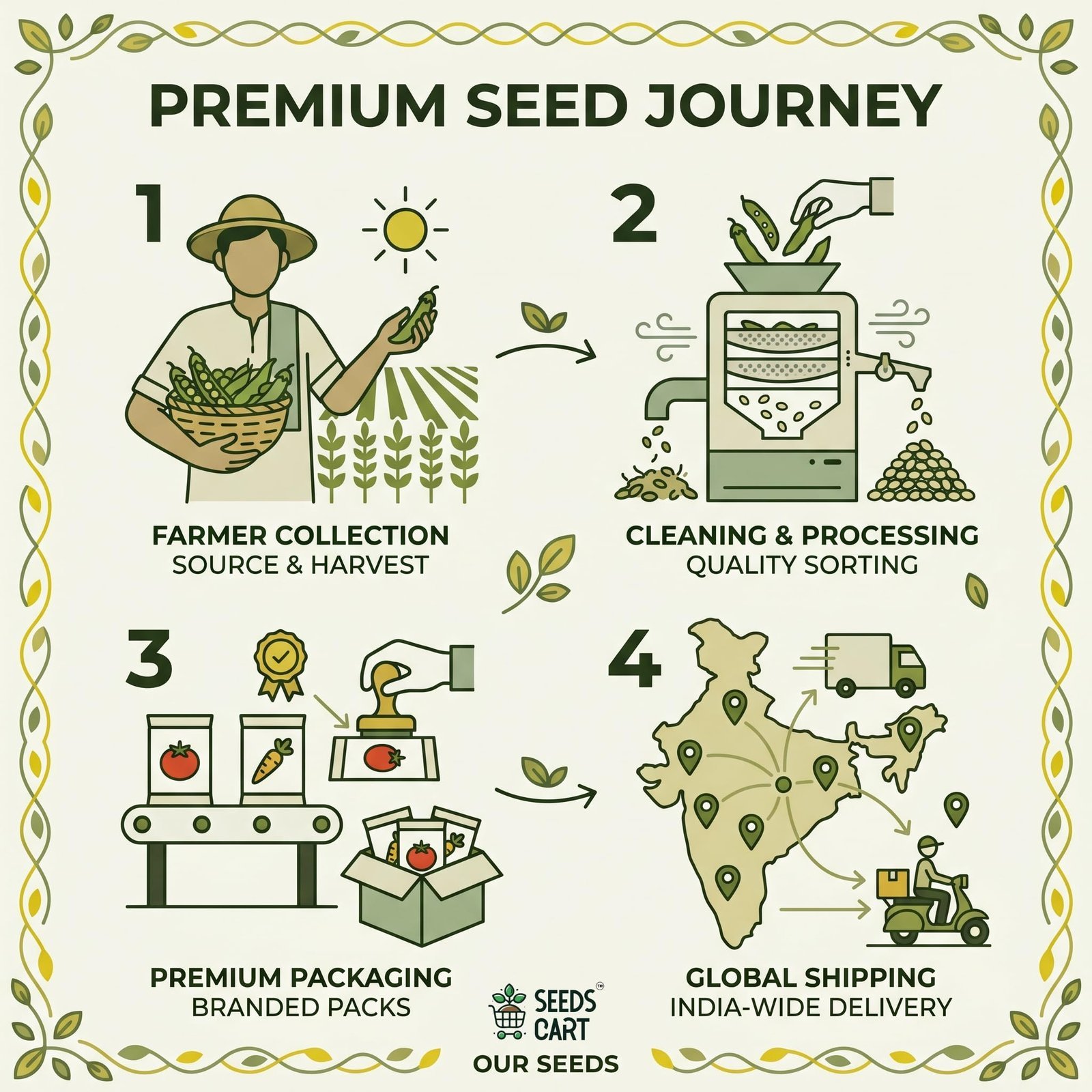 Thyme Seeds For Planting | Non-Hybrid, Open Pollinated And Non-GMO | Thyme Herb Seeds For Home & kitchen Garden - (Approx 360 Seeds Per Pack) - Image 4