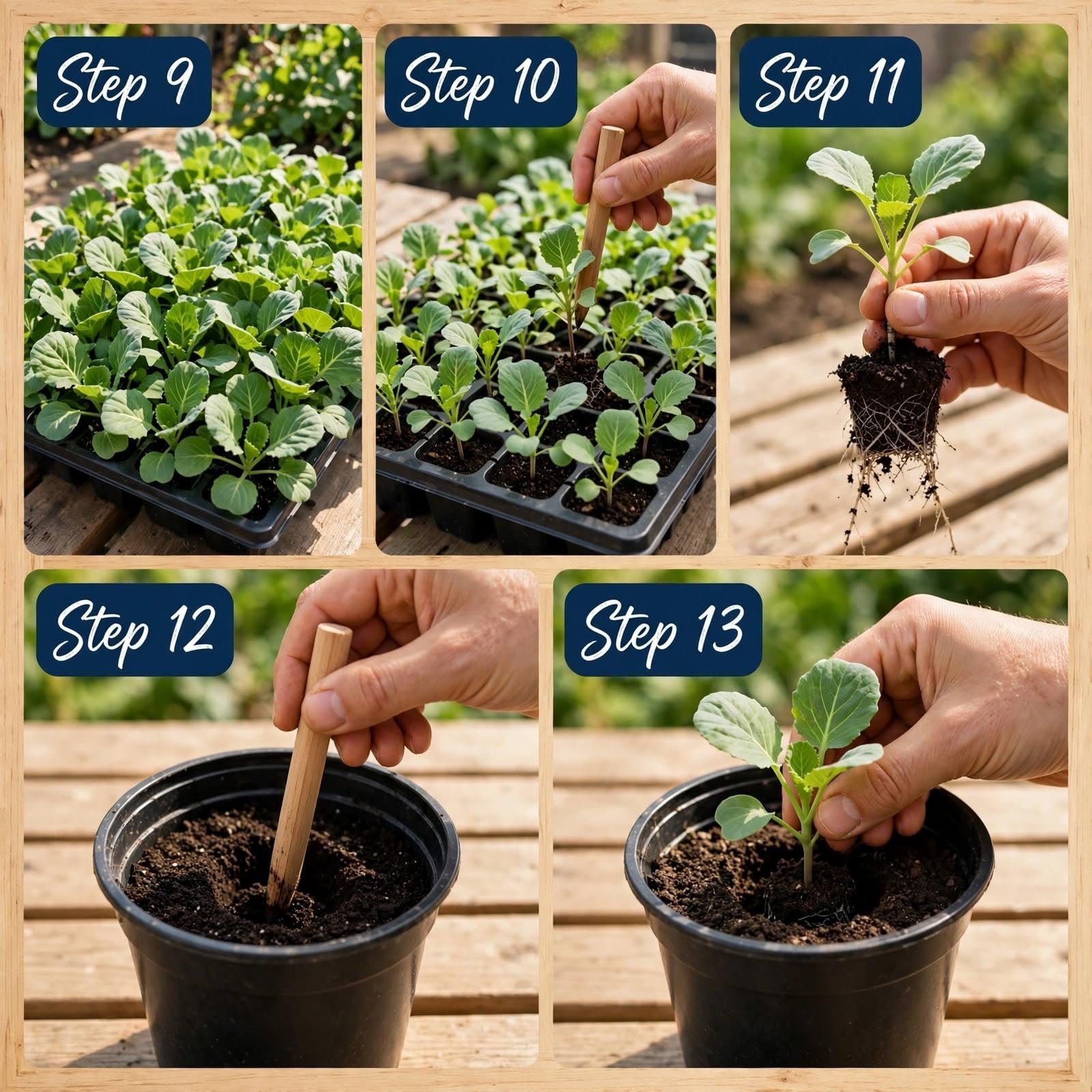 Combo Pack Cabbage + Cauliflower | 500 Seeds | Easy Home Gardening - Image 6