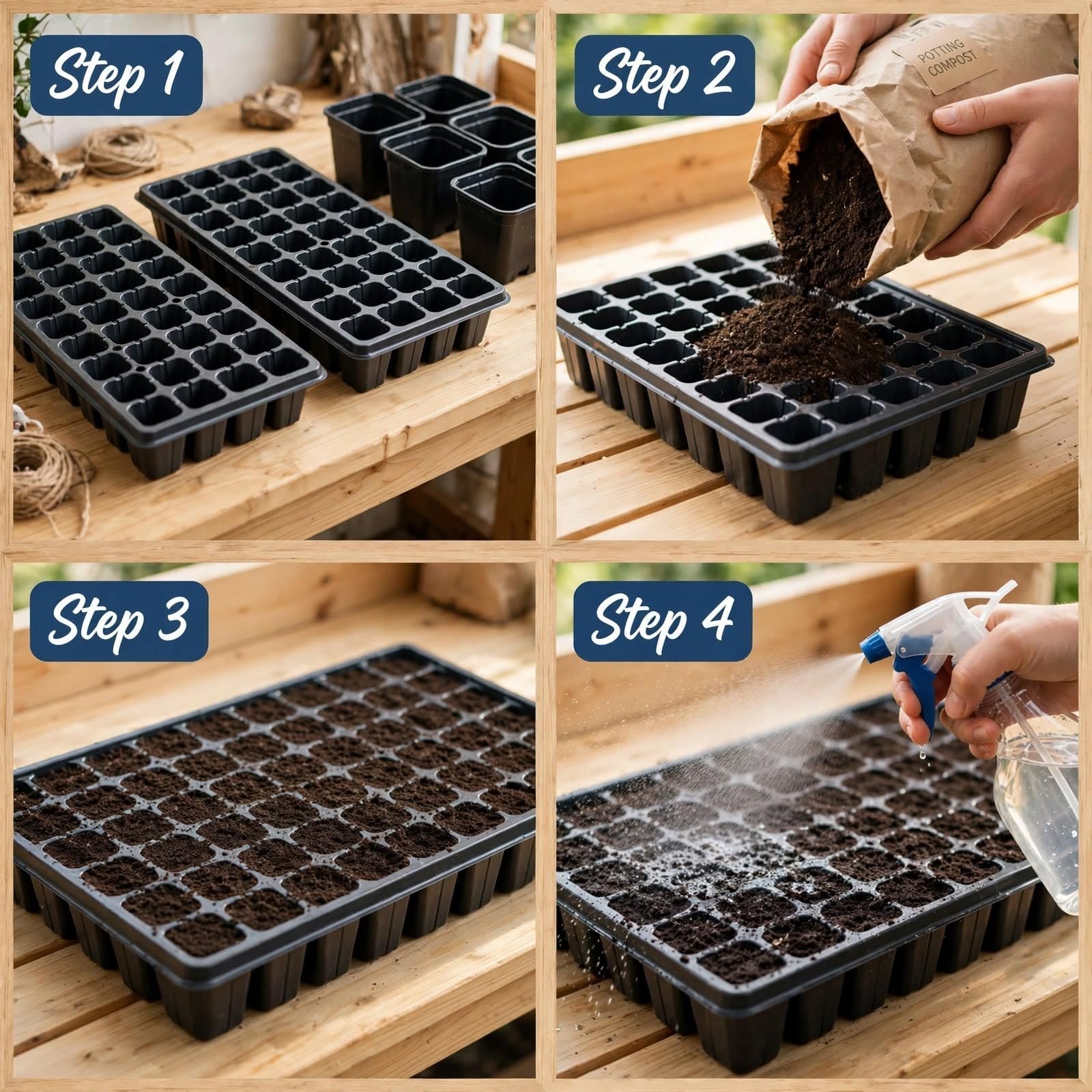 Combo Pack Cabbage + Cauliflower | 500 Seeds | Easy Home Gardening - Image 4